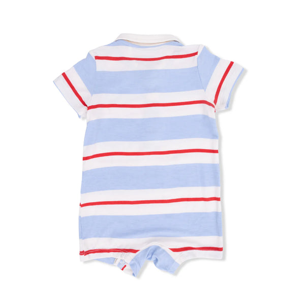 Polo Shortie- Preppy Rugby - Lulu Bella Boutique