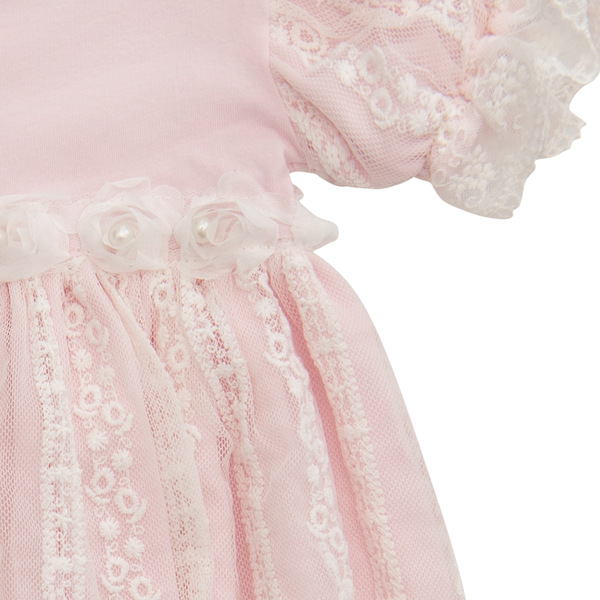 Haute Baby Precious Blush Bubble Romper