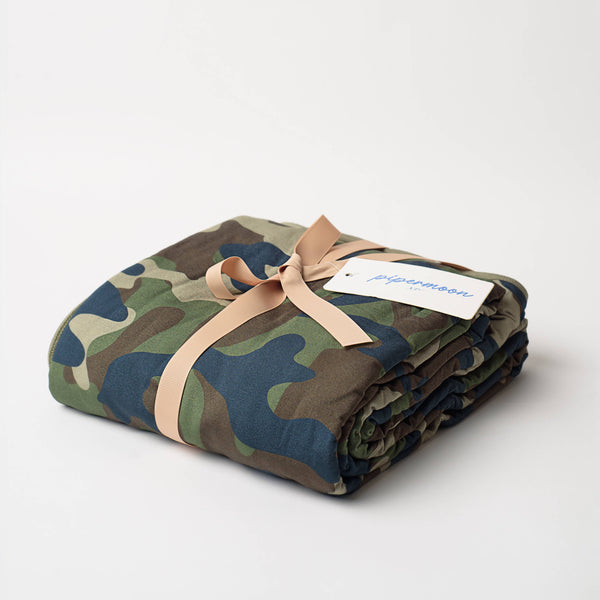 Camo Adult Swaddle Blanket. Camping Blanket, Outdoors