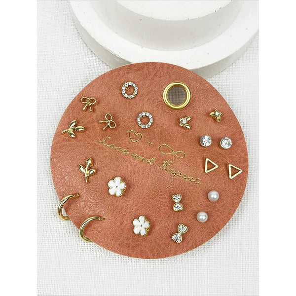 Minimalist Everyday Earrings: GOLD / ONE(6) - Lulu Bella Boutique