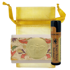 Mini Soap & Lip Butter Set: Honey/Vanilla Almond