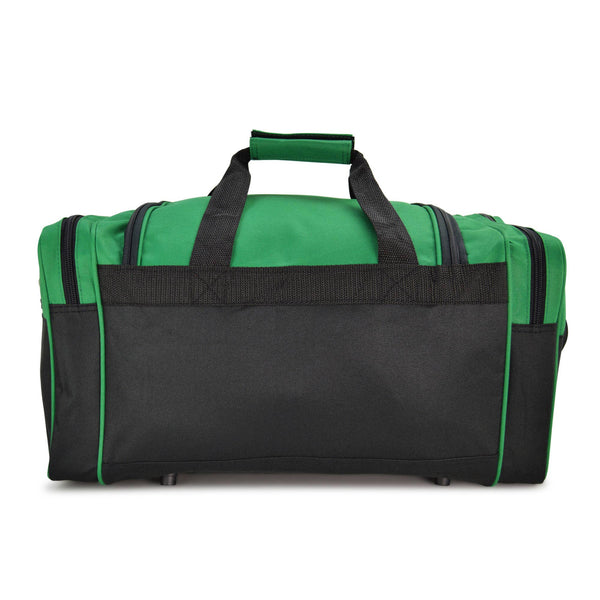 DALIX 21" Blank Sports Duffle Bag Gym Bag Travel Duffel: White - Lulu Bella Boutique