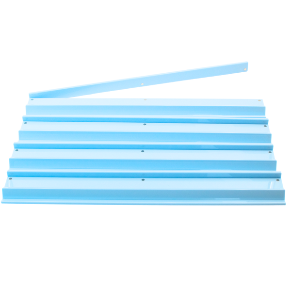 MAHJONG RACKS | Premium Acrylic | 4 Racks + 4 Pushers: Solid Macaron Purple