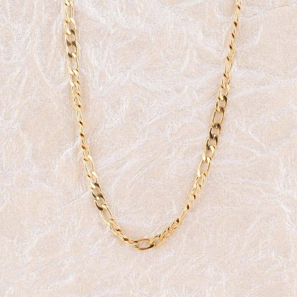 14K Gold Filled Plus™ Figaro Chain Necklace: 18” / 3mm