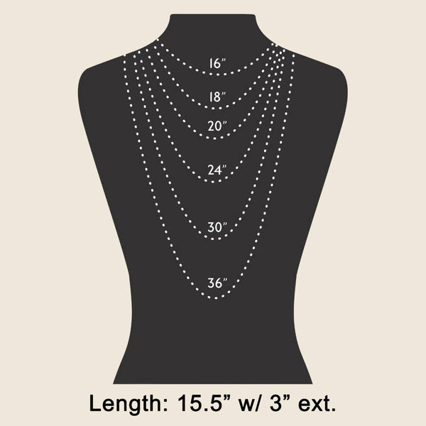 Semi Precious Stone Disc Beaded Necklace: LMUL