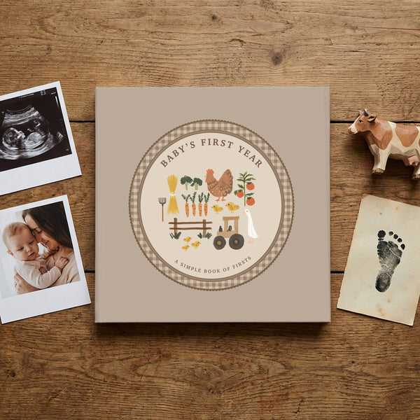 Little Farmer Baby Memory Book - Lulu Bella Boutique