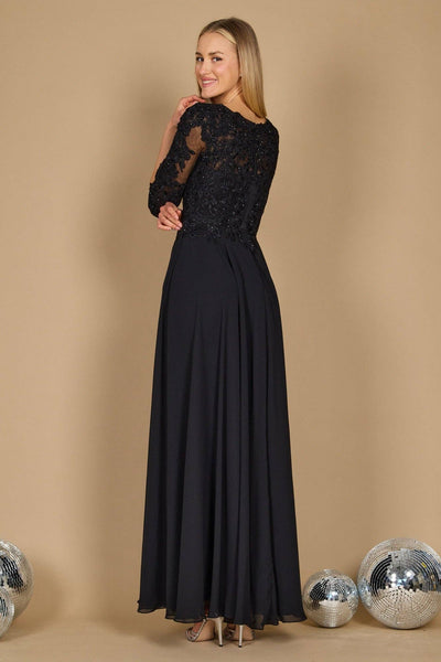 Dylan & Davids Formal Mother of the Bride Dress: Black / L - Lulu Bella Boutique