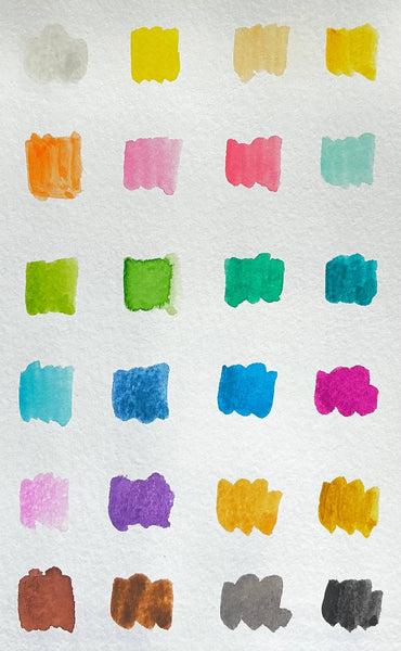 Watercolor Paint Set - 24 Colors - Lulu Bella Boutique