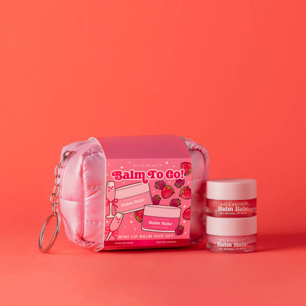 Mini Balms to Go! Keychain Set - Sparkling Rose/Berries - Lulu Bella Boutique