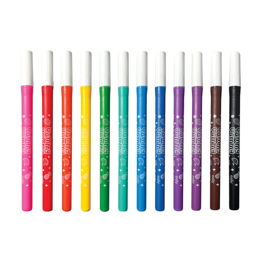 Yummy Yummy: Fruit Scented Markers (Set of 12) - Lulu Bella Boutique