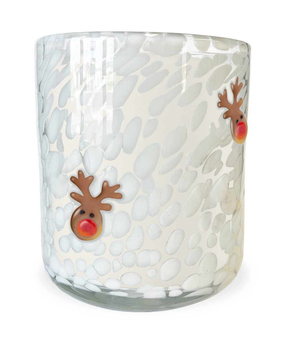 Reindeer Cookie Holiday Confetti Icon 12oz Candle - Lulu Bella Boutique