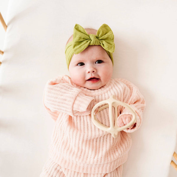 Baby Bling® The Original Knot soft nylon headband: Sienna - Lulu Bella Boutique