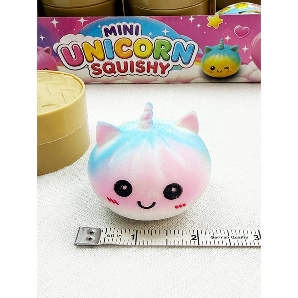 Mini Unicorn Mystery Dumpling Squishy with Steamer: MIX COLOR