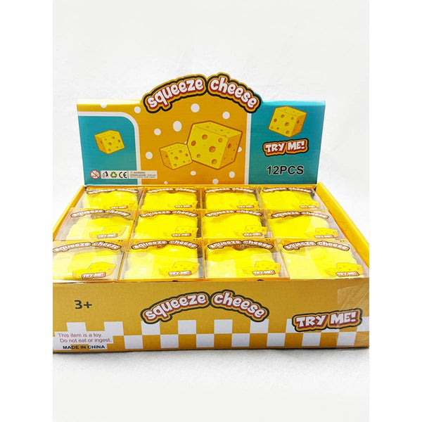 Viral Slow Rising Cheese Squishy Toy: YELLOW