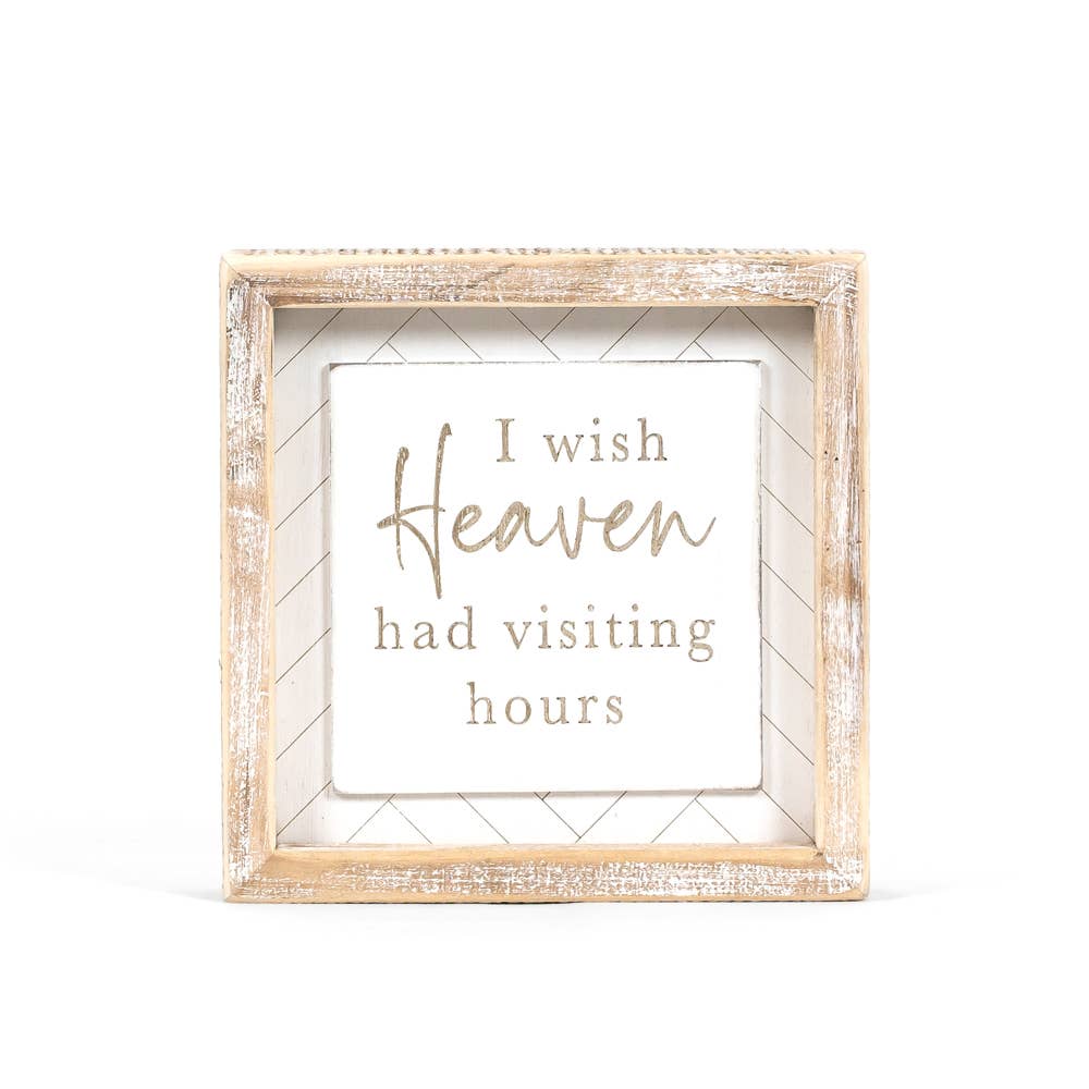 11861 - 7x7 sign HEAVEN Sympathy Bereavement gift