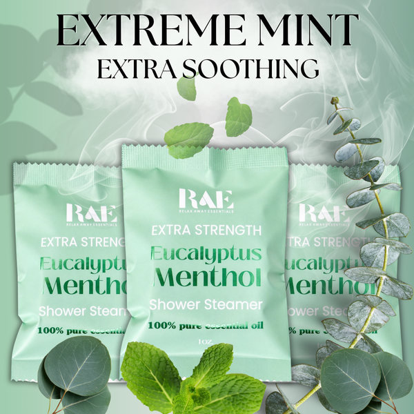 Eucalyptus Menthol Shower Steamers 6 Pack - Made in USA: Extra strength