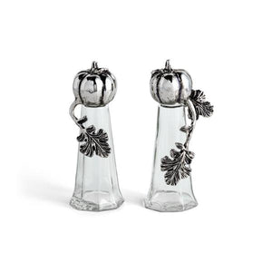 Pumpkin Metal Salt and Pepper Set