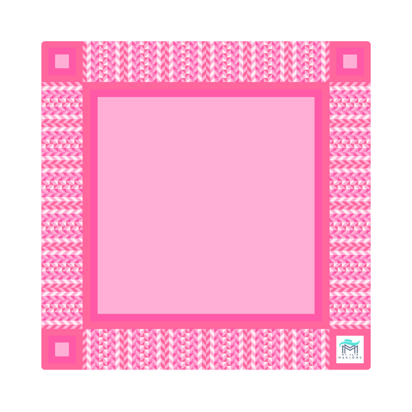 MAHJONG MAT  |  Prism  |  33" x 33": Prism Pink