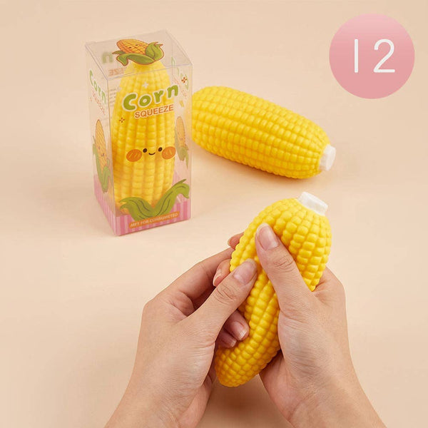 ASMR Crunchy Corn Shaped Crunching Sound Squeeze Squishy Stress Relief Toy