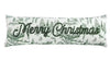 Merry Christmas Toile Long Pillow