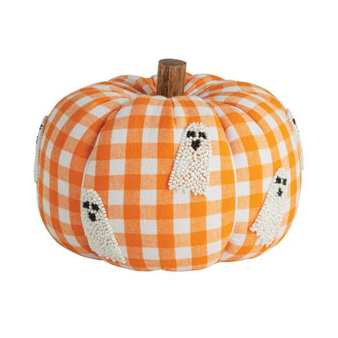 Ghost Beaded Pumpkin