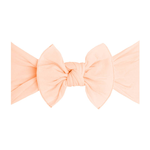 Baby Bling® The Original Knot soft nylon headband: Peach - Lulu Bella Boutique