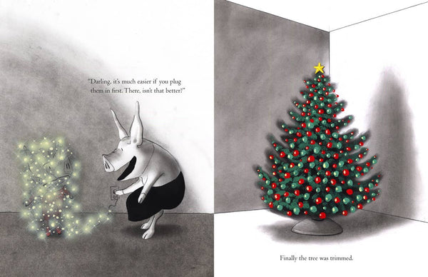 Olivia Helps with Christmas by Ian Falconer: Board Books; 40 pages / English - Lulu Bella Boutique