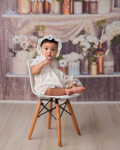Haute Baby Mary Catherine Bubble Newborn Romper