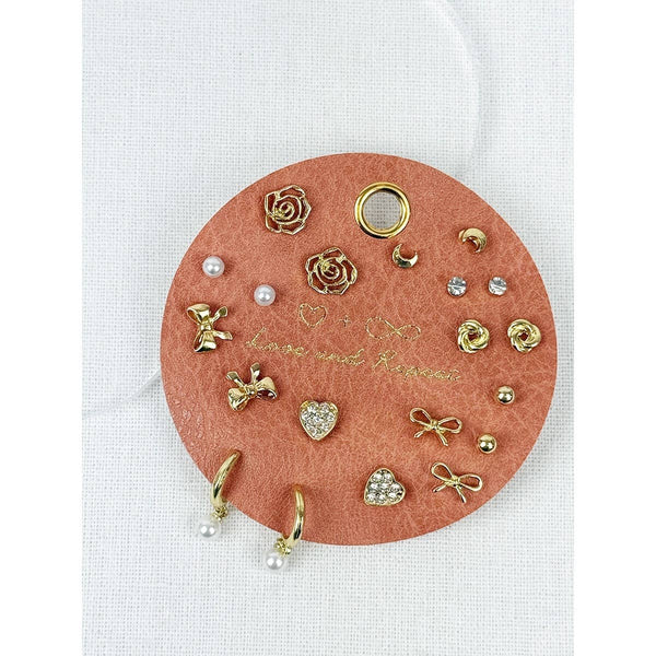 Shine All Day Minimal Earrings: GOLD / ONE(6) - Lulu Bella Boutique
