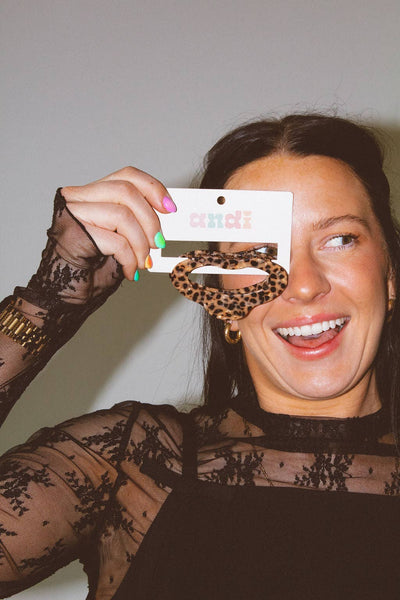 Leopard Spots Claw Clip