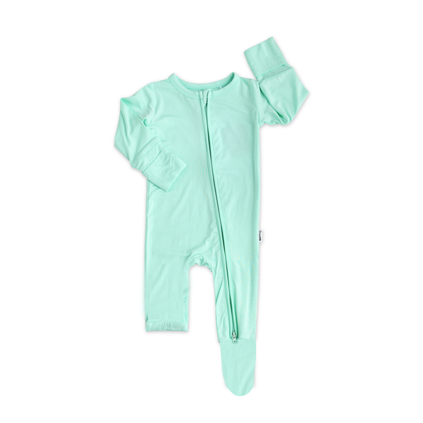 Bamboo Baby Pajama Sleepies Little Baby Zip Finley: 6-12m