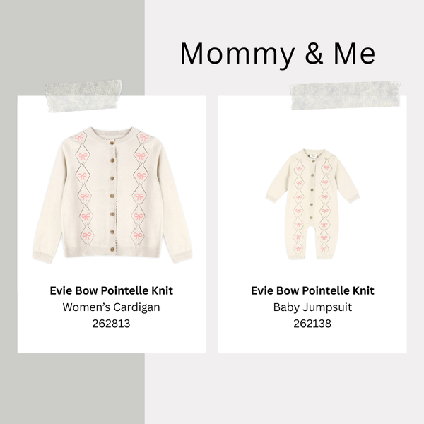 Evie Bow Pointelle Knit Baby Jumpsuit (Organic Cotton): Ecru