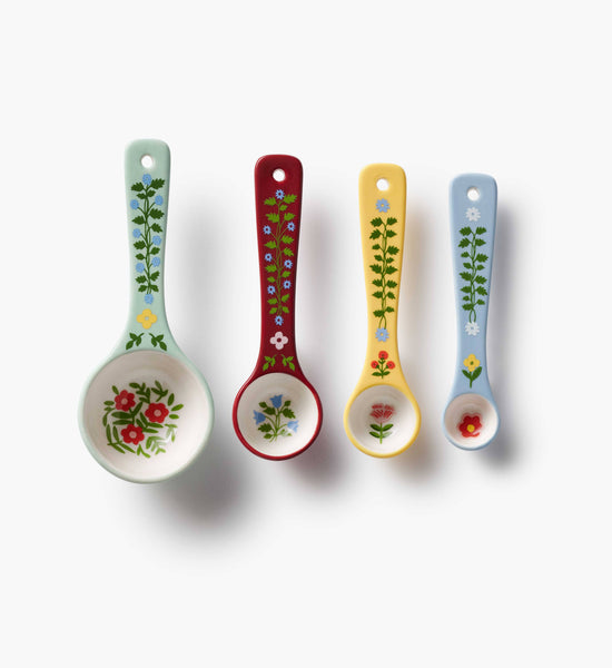 Home Sweet Home Porcelain Measuring Spoons - Lulu Bella Boutique