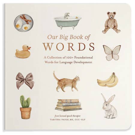 Our Big Book Of First Words - Lulu Bella Boutique