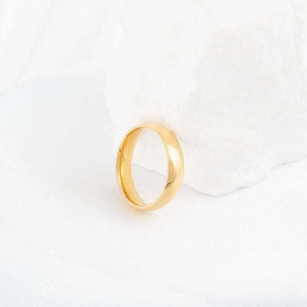 14K Gold Filled Plus™ Blank Ring: 8 / 6mm