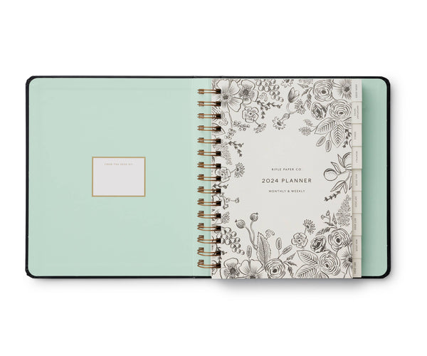 2024 Flores 17-Month Covered Planner