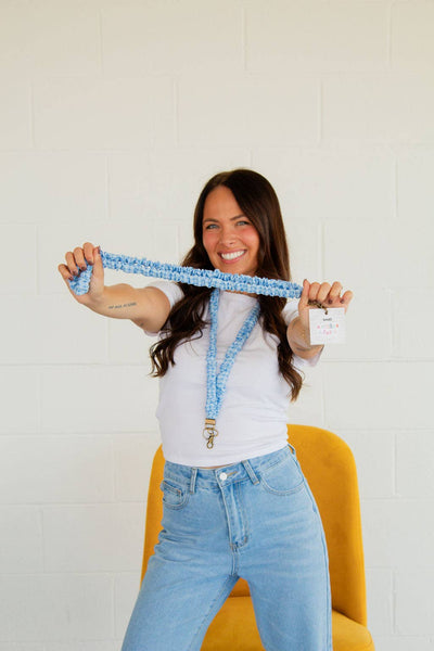 Blue Skies Lanyard