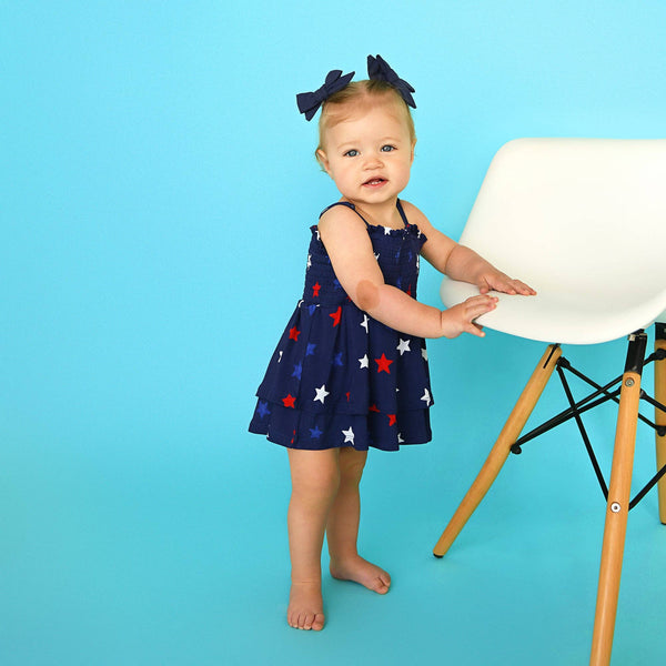 Sam SMOCKED TIERED TUTU: 3-6m - Lulu Bella Boutique