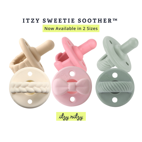 Sweetie Soother™ Pacifier Sets (2-pack): 6-18M Toast + Buttercream
