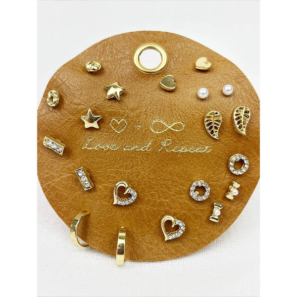 Sweetheart Everyday Earrings: GOLD / ONE(6) - Lulu Bella Boutique
