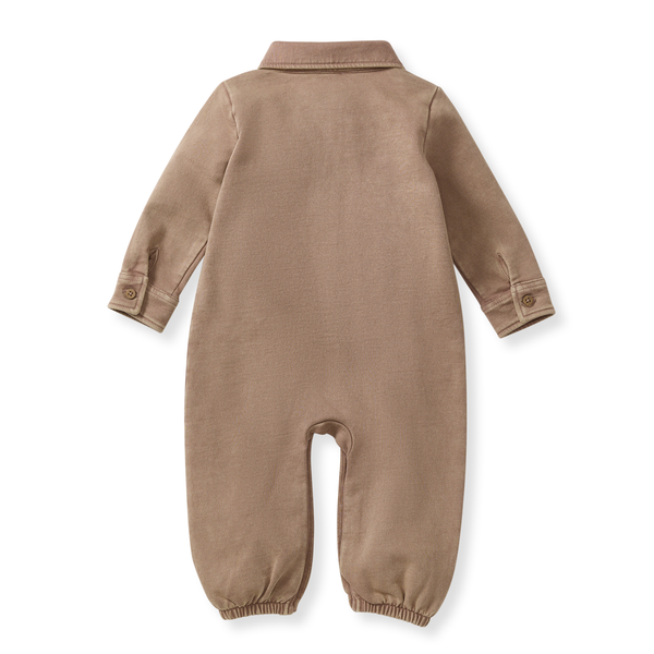 Acid Wash Infant Jumpsuit: Ginger Loaf