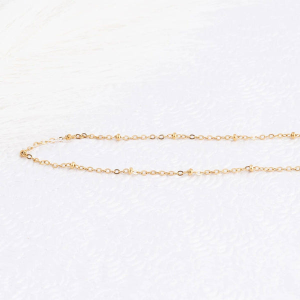 14K Gold Filled Plus™ Crimped Oval Link Chain Necklace: Gold / 18"+2"