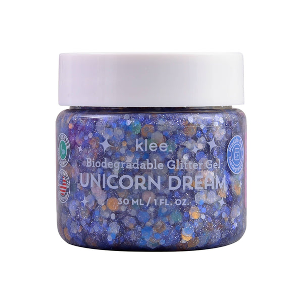 Unicorn Dream - Klee Biodegradable Glitter Gel,  1 oz: Pink Glitterbug