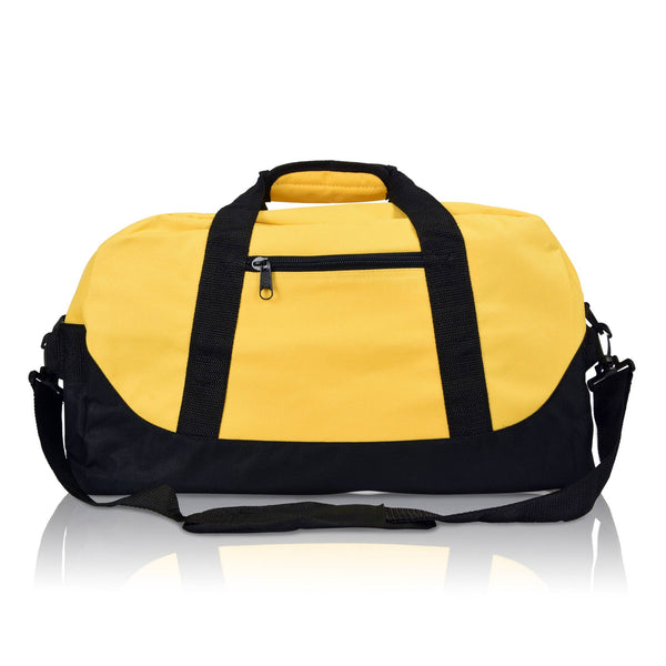 DALIX 18" Two Tone Duffle Bag: Pink - Lulu Bella Boutique