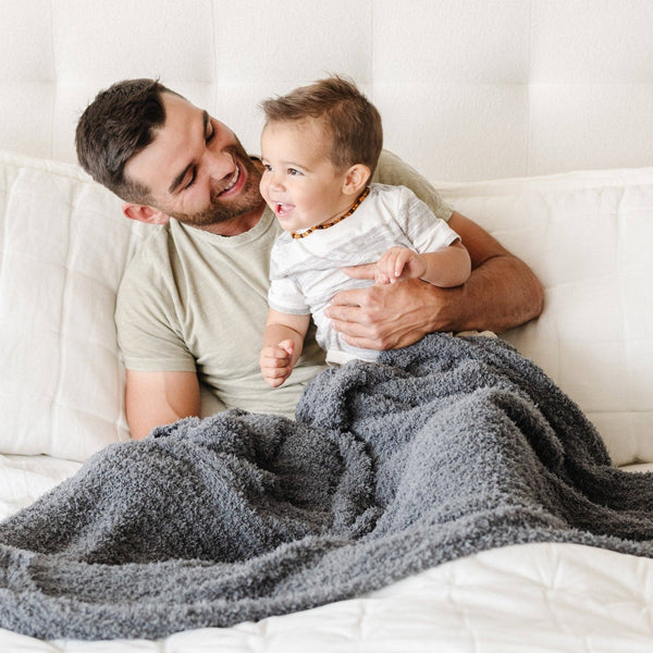 RIBBED BAMBONI® TODDLER BLANKETS: Cameo - Lulu Bella Boutique