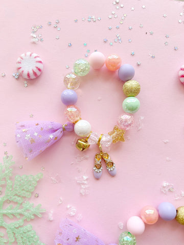 Nutcracker Ballet Pastel Charm Bracelet – Kids - Lulu Bella Boutique