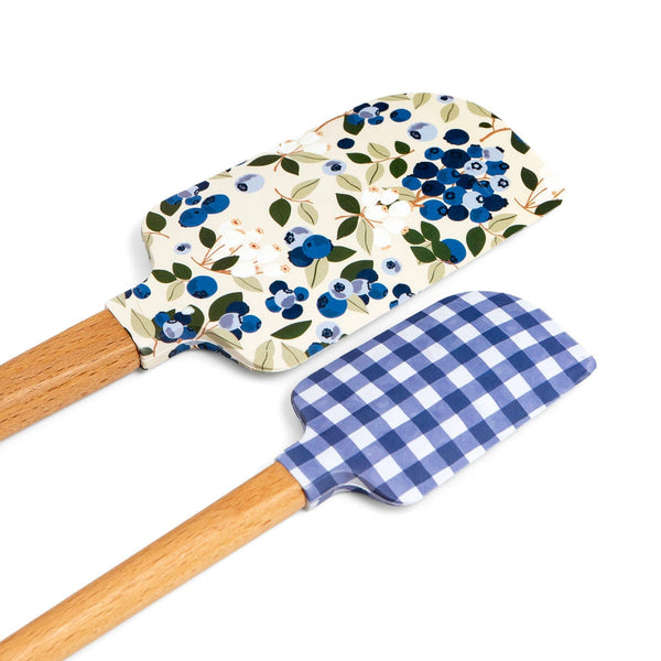 Blueberry Field Silicone Kitchen Spatulas - Set of 2 - Lulu Bella Boutique