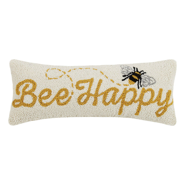 Bee Happy Hook Pillow - Lulu Bella Boutique