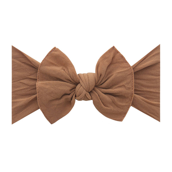 Baby Bling® The Original Knot soft nylon headband: Peach - Lulu Bella Boutique