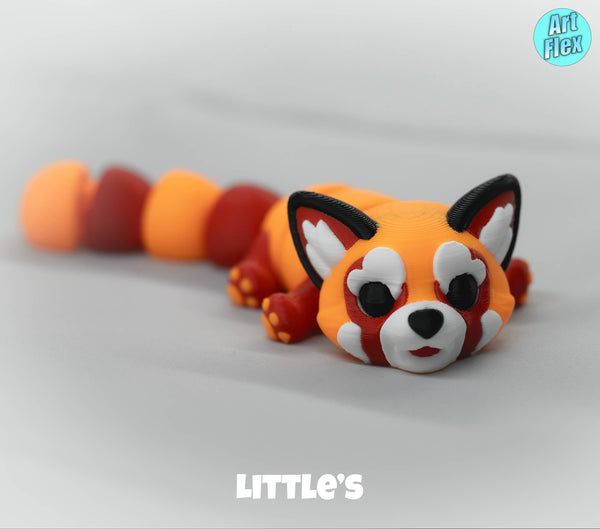 Tiny Baby Red Panda Articulating Fidget, 3D Printed: Baby - Lulu Bella Boutique